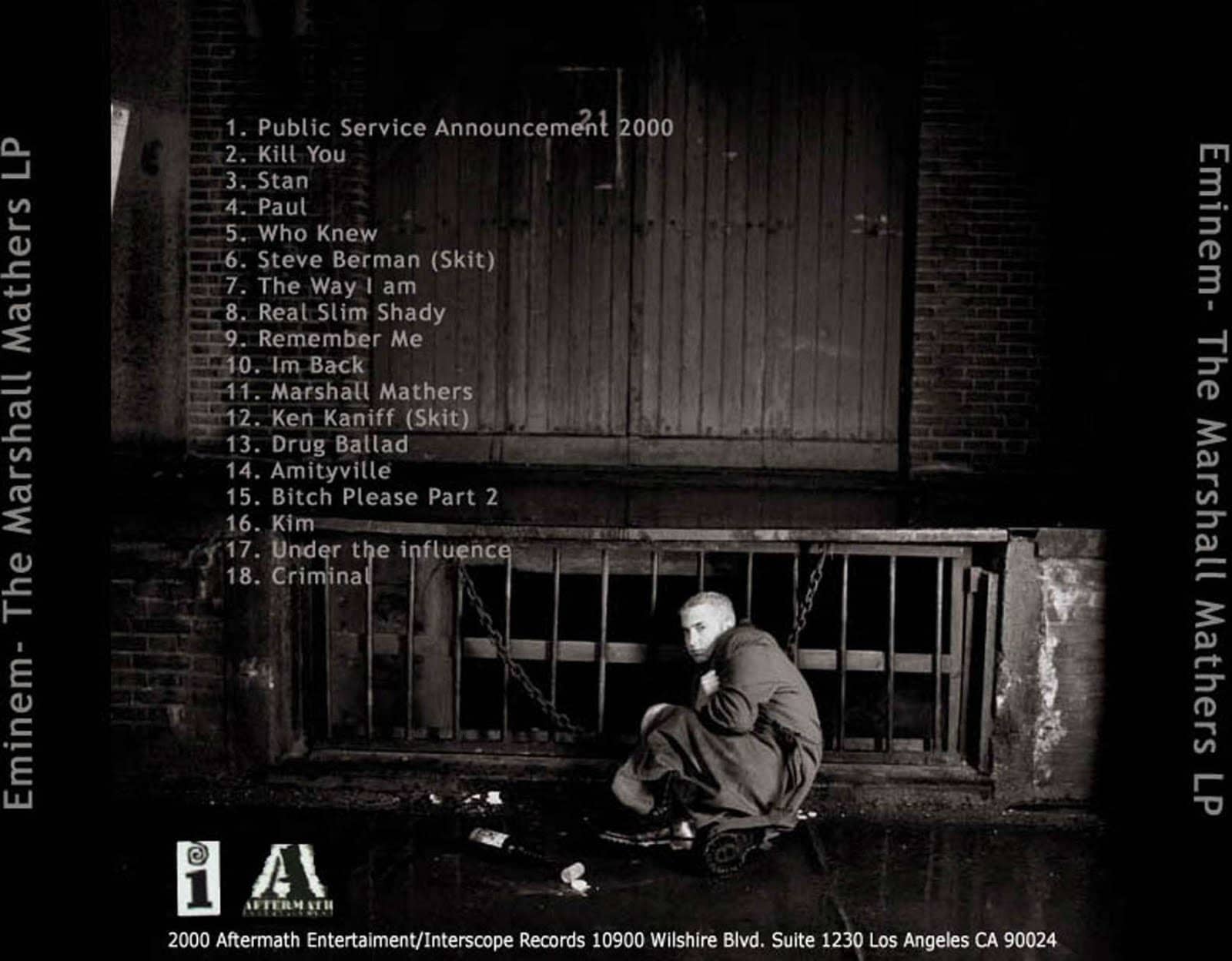 Today Marks 17th Anniversary of Eminem's 1600 x 1248