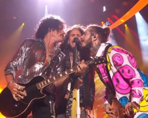 Watch Post Malone & Aerosmith Perform Medley at MTV VMAs 2018