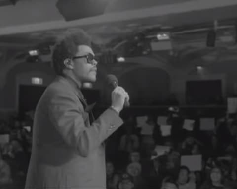Watch The Weeknd Performs 'Blinding Lights' on Stephen Colbert Show