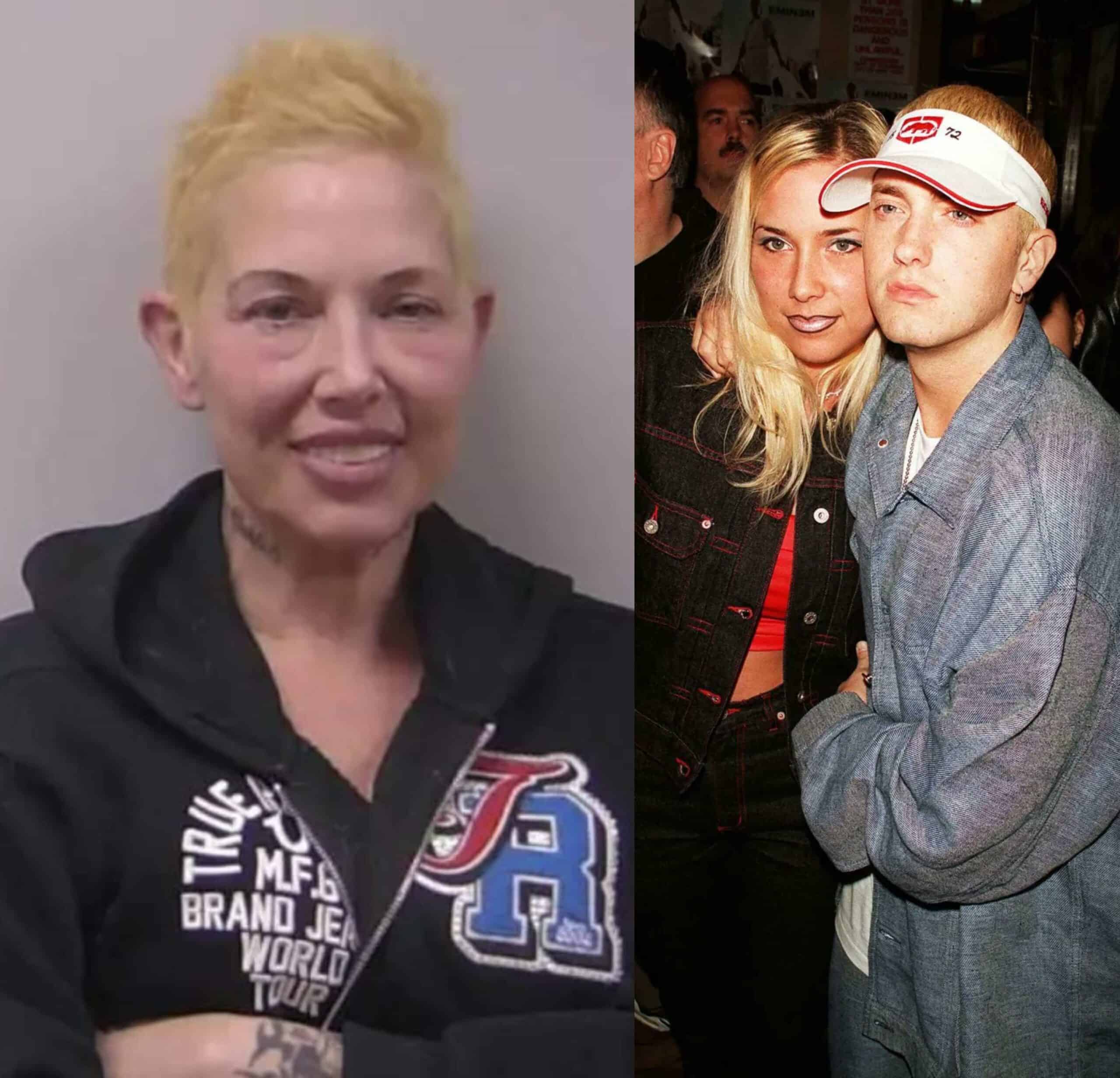 Eminem’s ex-wife Kim Mathers appears in new mugshot after DUI arrest, leaving fans shocked by her latest look.