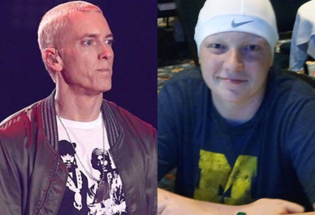 Eminem Fulfill Terminally Ill Fan Last Wish (UPDATE Gage Garmo Died After Meeting With Eminem)