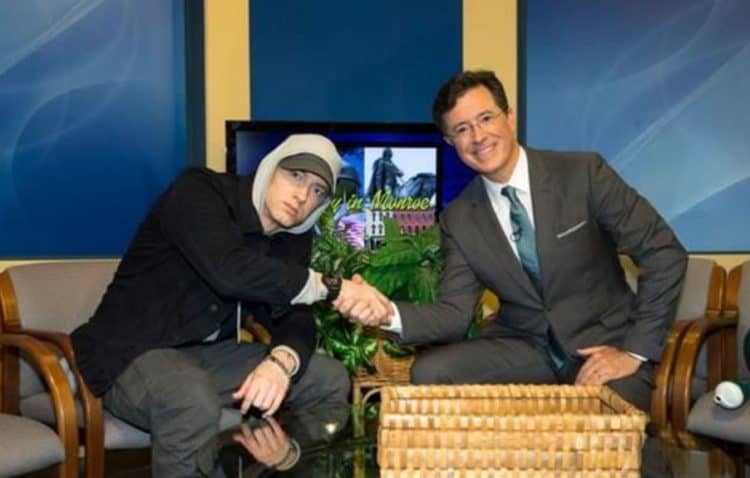 Eminem Interview With Stephen Colbert on a Public Access Show