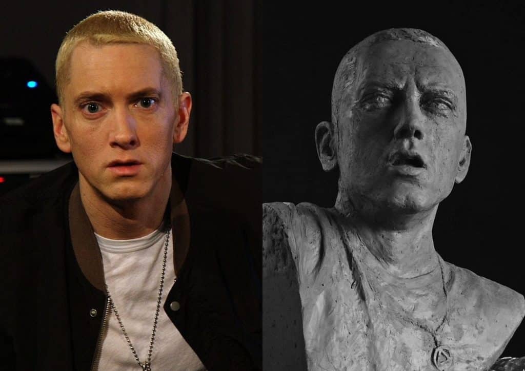 A Stan Makes a Sculpture Of Eminem's Face in 50 Hours