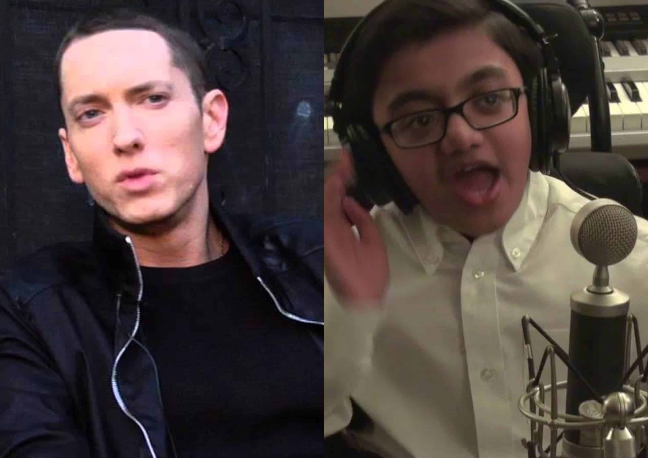 Watch 12-Year Old Kid Inspiring Cover Of Eminem's Not Afraid