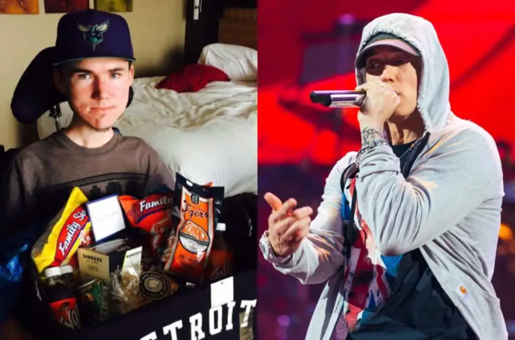 Teenage Rapper Big Joe Green meets Eminem via Make A Wish