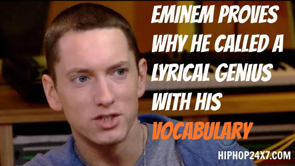 Eminem Proves Why He Called a Lyrical Genius With his Vocabulary