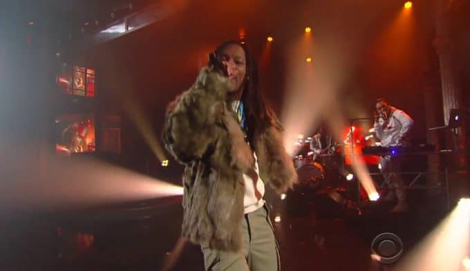 Watch Lupe Fiasco & Gizzle Performs Jump on Stephen Colbert Show