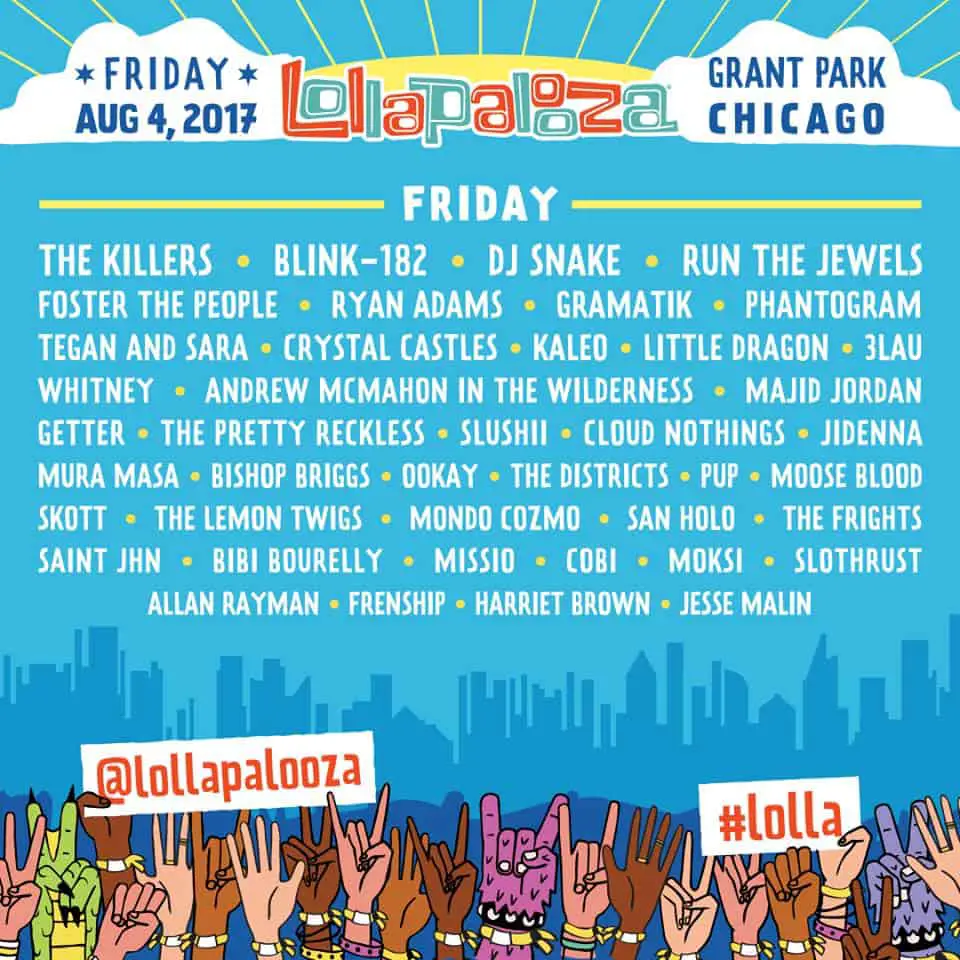 Chance The Rapper, Big Sean, Migos to Perform at Lollapalooza 2017