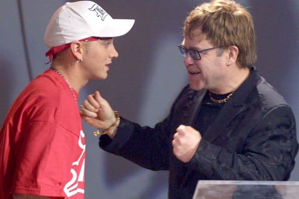 Elton John Defends Eminem over claims of Homophobia in New Interview