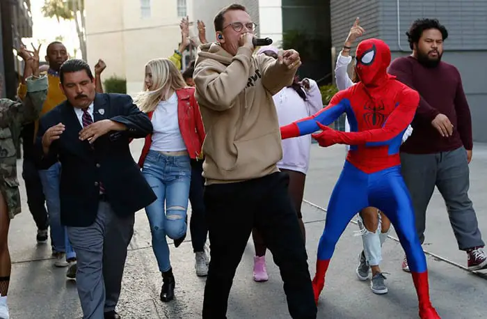 Watch Logic Performed Black Spiderman on Jimmy Kimmel Live