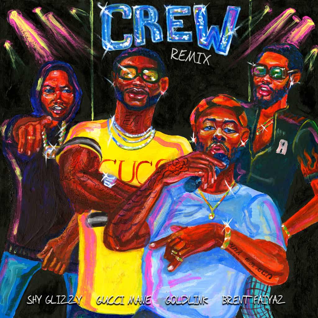 New Music GoldLink (Ft. Gucci Mane, Brent Faiyaz & Shy Glizzy) - Crew (Remix)