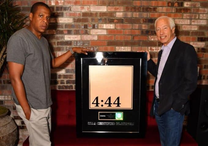 JAY-Z's New Album 444 is Now Certified Platinum by the RIAA