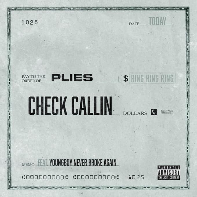 New Music Plies (Ft. Youngboy Never Broke Again) - Check Callin