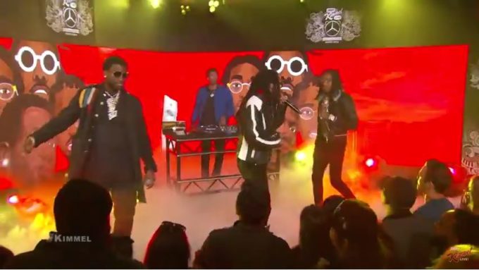 Watch Gucci Mane & Migos - I Get The Bag (Live on Jimmy Kimmel Live!)