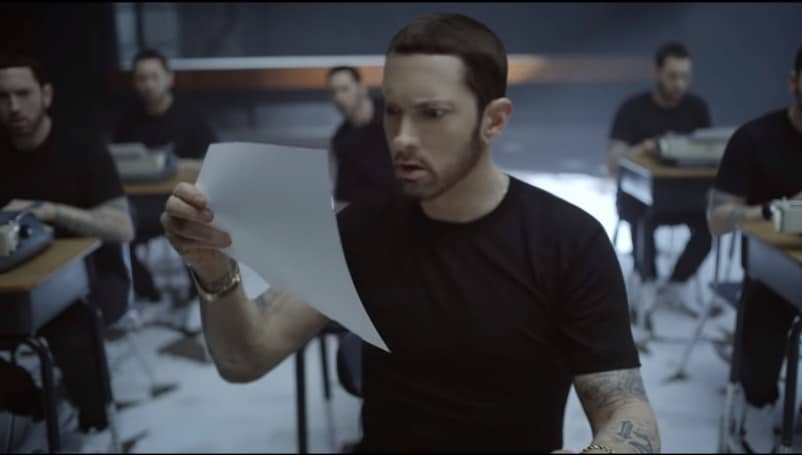 Eminem Teases Walk On Water Music Video