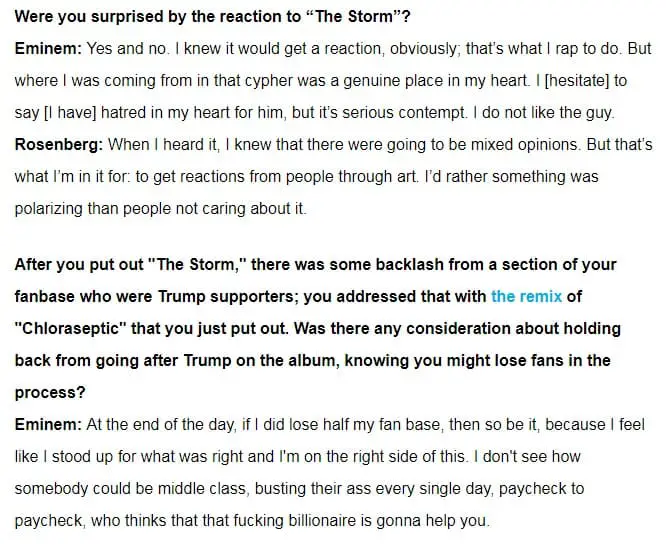 Eminem & Paul Rosenberg's New Interview for Billboard Cover Story