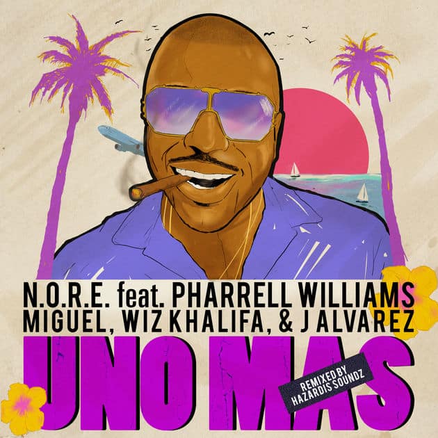 New Music N.O.R.E. (Ft. Pharrell, Miguel, Wiz Khalifa & J Alvarez) - Uno Más (Remix)