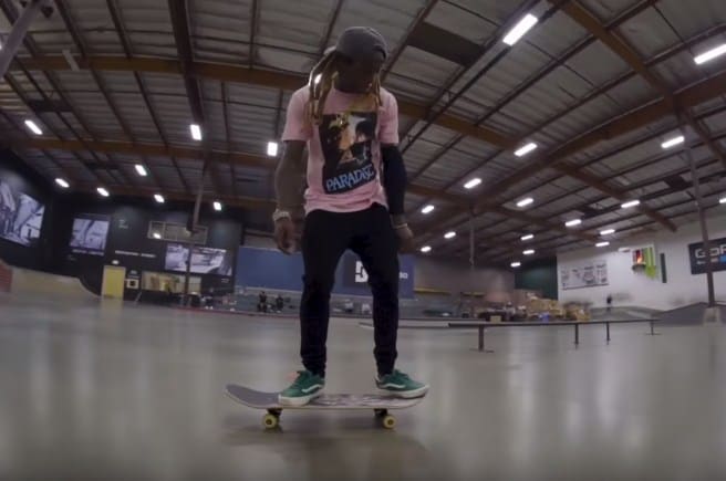 Lil Wayne Debuts New Song 'Hercules' in Skating Video