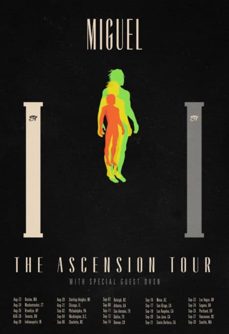 Miguel Announces 'The Ascension Tour' with dvsn
