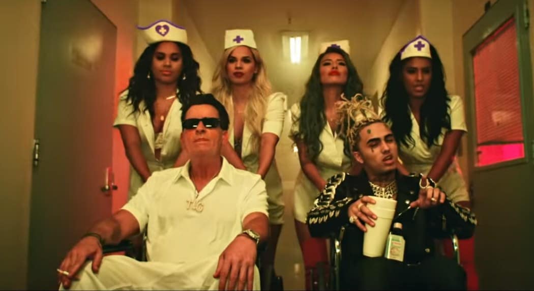 Watch Lil Pump's Drops New Video 'Drug Addicts' Starring Charlie Sheen