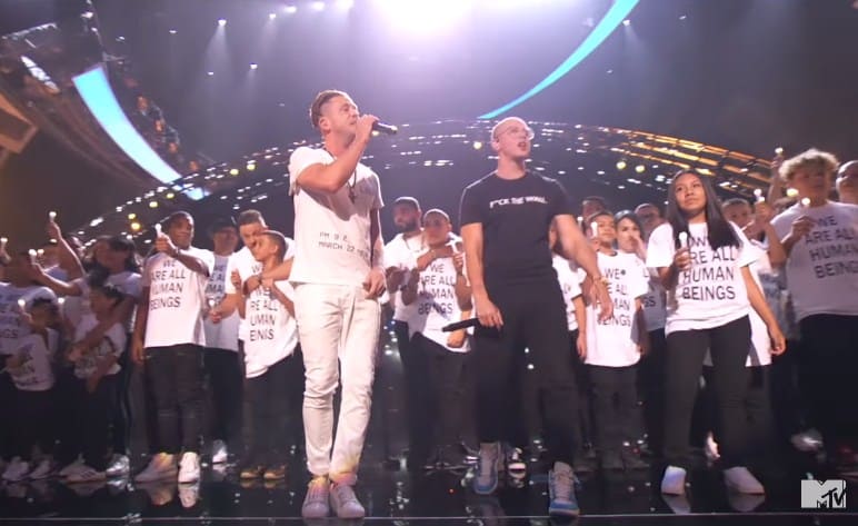 Watch Logic & Ryan Tedder Perform 'One Day' at MTV VMAs 2018