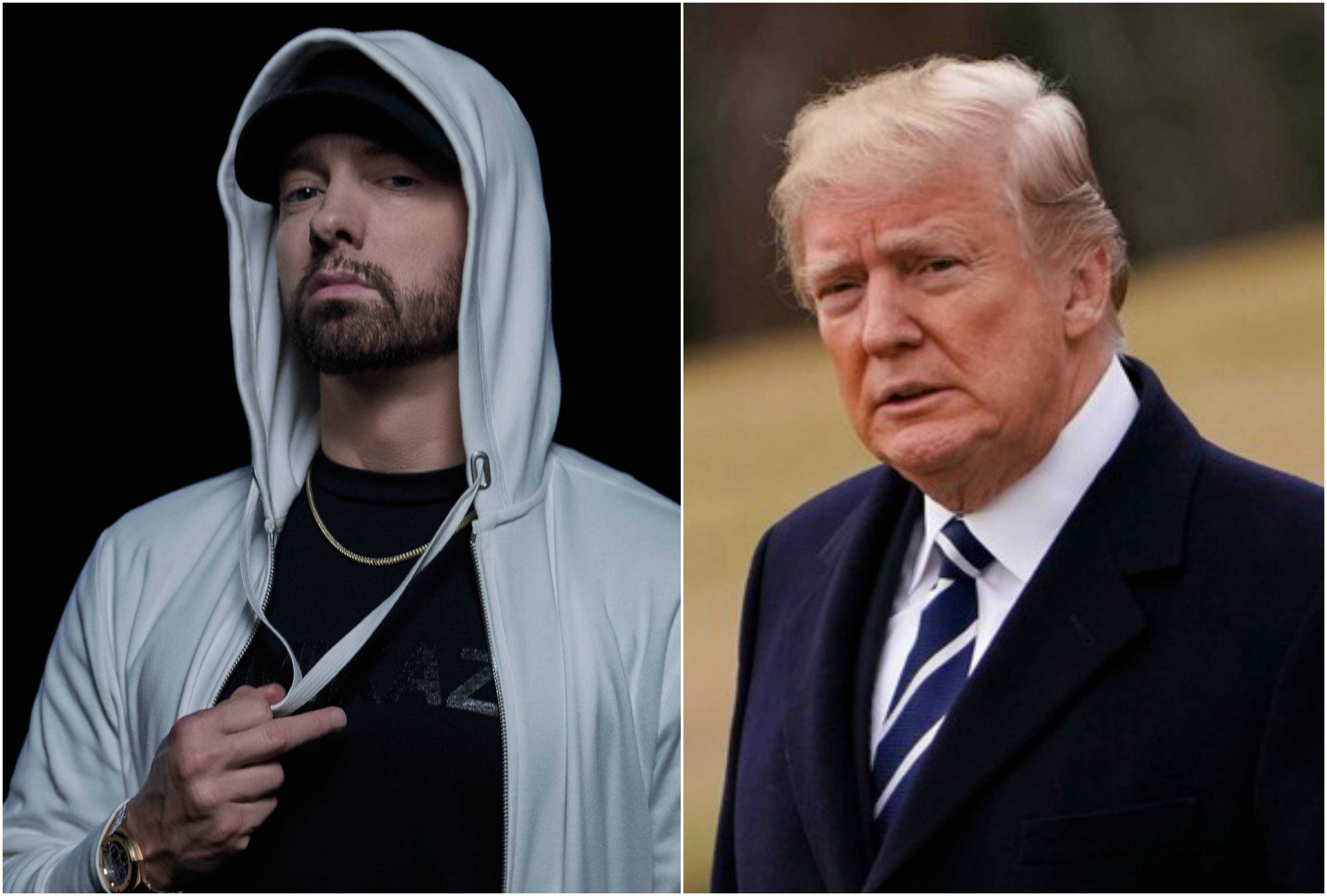 Eminem Reveals Being Questioned by Secret Service About Possible Threats To President Trump