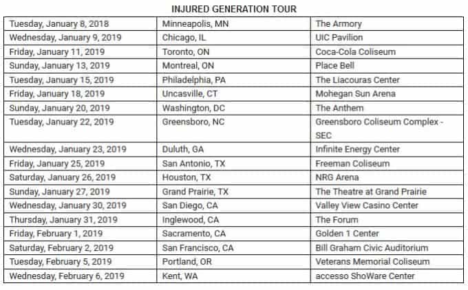 ASAP Rocky Announces 'Injured Generation Tour' Winter 2019