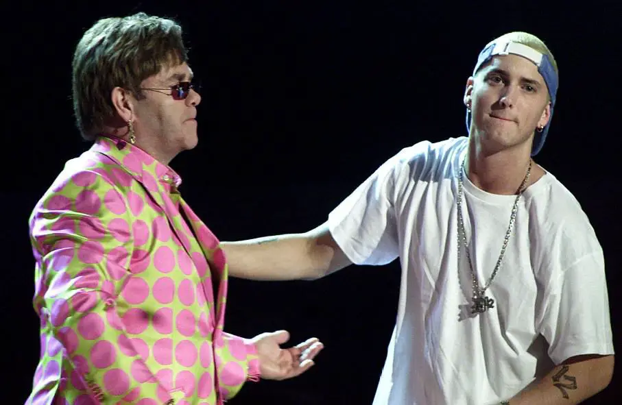 Eminem talks Revival, BET Hip Hop Cypher, Kamikaze & More on Elton John's Show