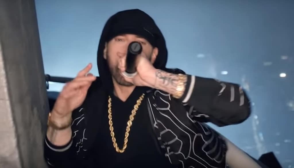 Watch Eminem Performs 'Venom' From the Empire State Building in New York