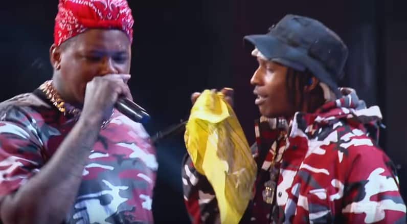 Watch YG & ASAP Rocky Performs 'Handgun' at BET Hip-Hop Awards 2018