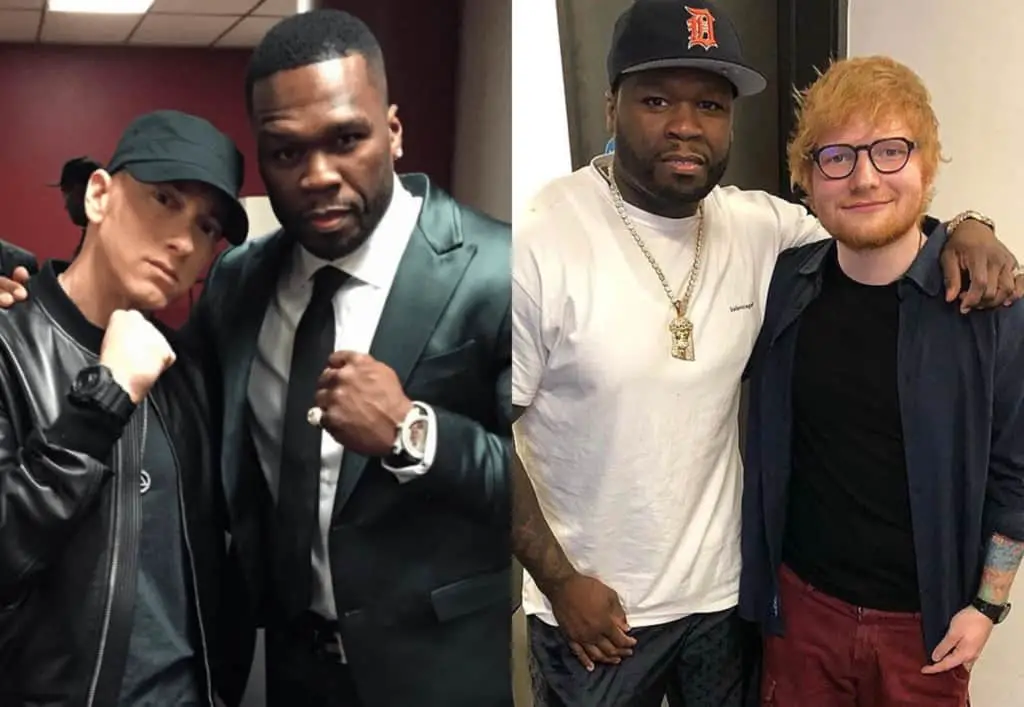 50 Cent Reveals He Recorded A New Song with Eminem & Ed Sheeran