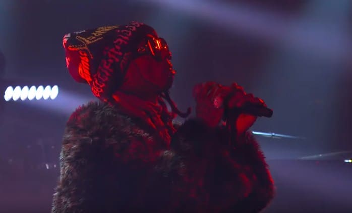 Watch Lil Wayne Performs 'Don't Cry' on Stephen Colbert Show