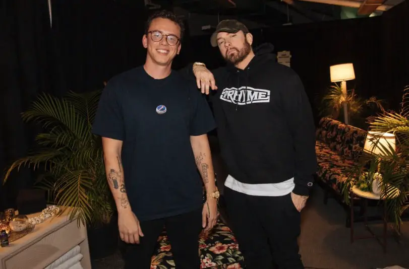 Logic Meets Eminem at Hawaii Concert Backstage