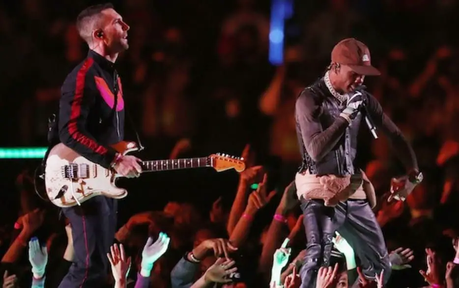Watch Maroon 5, Travis Scott & Big Boi performed at Super Bowl LIII Halftime