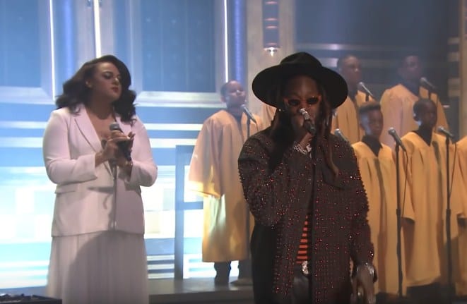 Watch 2 Chainz & Marsha Ambrosius Performs 'Forgiven' on Jimmy Fallon show