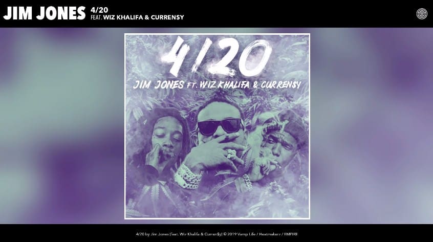 New Music Jim Jones - 420 (Ft. Wiz Khalifa & Currensy)