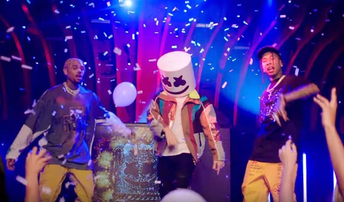 New Video Marshmello (Ft. Tyga & Chris Brown) - Light It Up