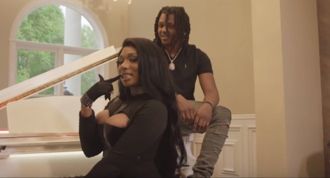 New Video Young Nudy & Pi'erre Bourne (Ft. Megan Thee Stallion) - Shotta