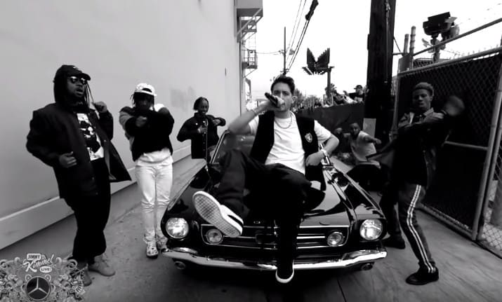 Watch G-Eazy, Blueface & ALLBLACK Performs 'West Coast' on Jimmy Kimmel Live