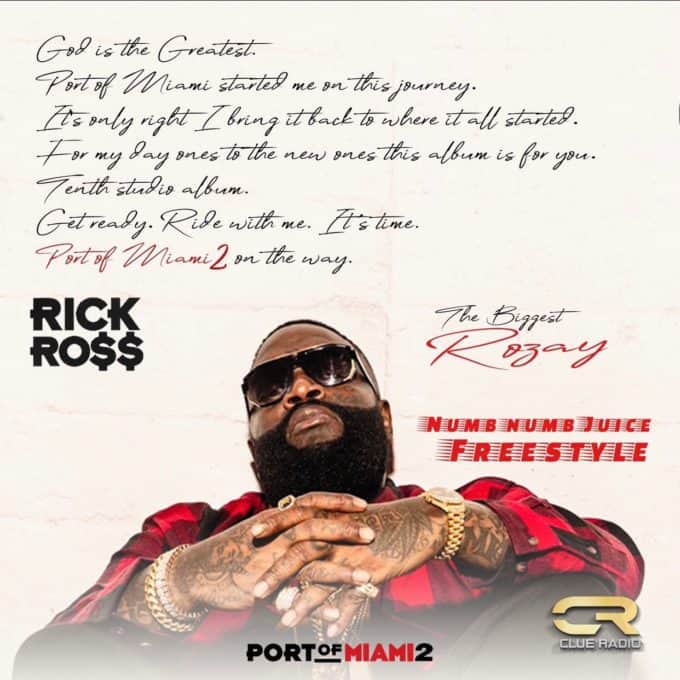 New Music Rick Ross - Numb Numb Juice (Freestyle)