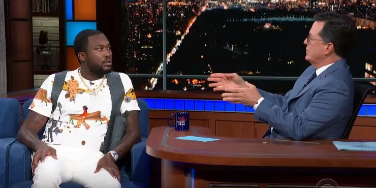Watch Meek Mill's Interview on The Late Show with Stephen Colbert