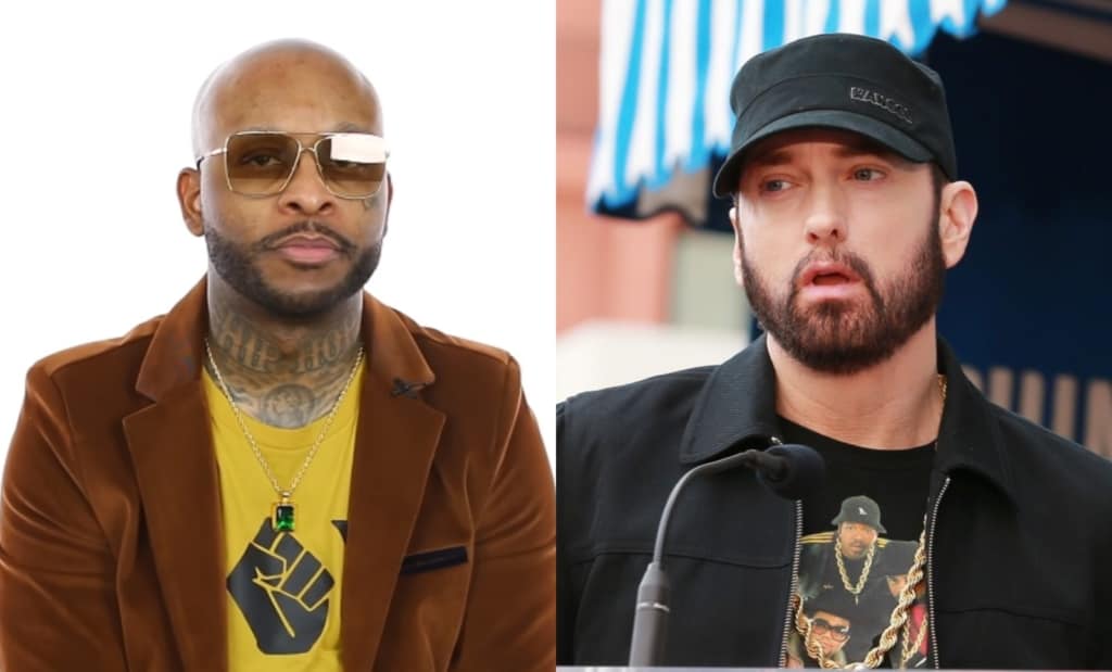 Watch Royce da 5'9 Talks About Eminem Em is Not A Rapper No More, He's Like A Superhero