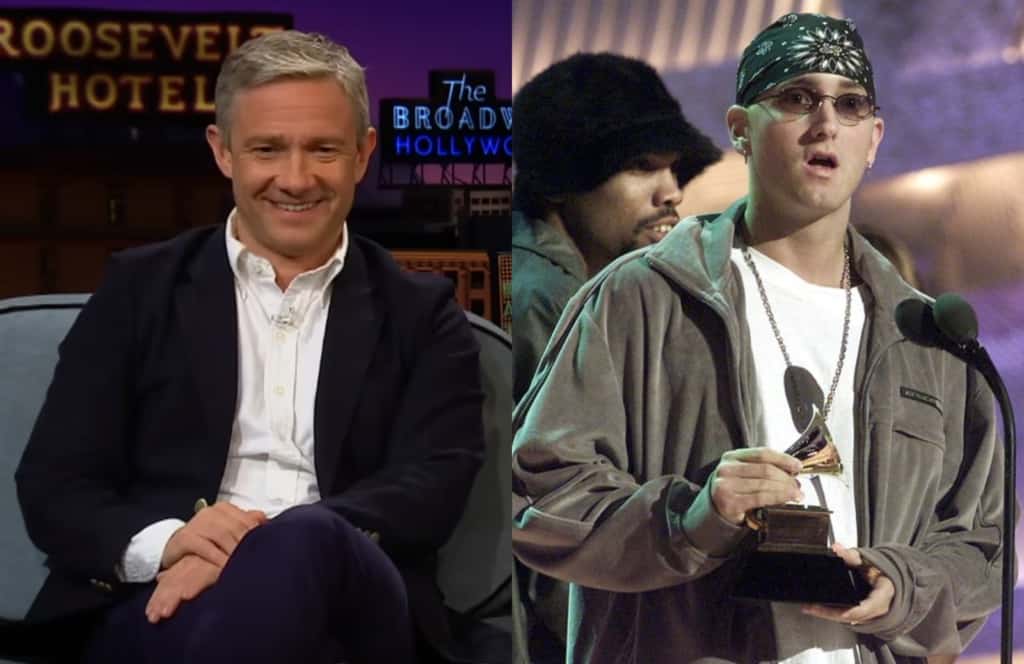 Watch Martin Freeman Says That Eminem Might've Copied His Dressing Style