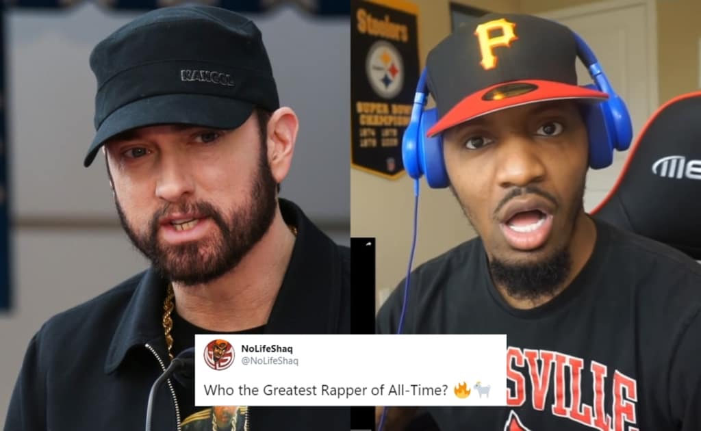 Eminem Lists GOAT Rappers in Response To No Life Shaq