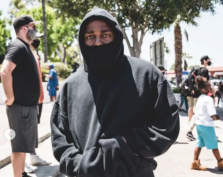 Kendrick Lamar Attends Black Lives Matter Protests in Compton