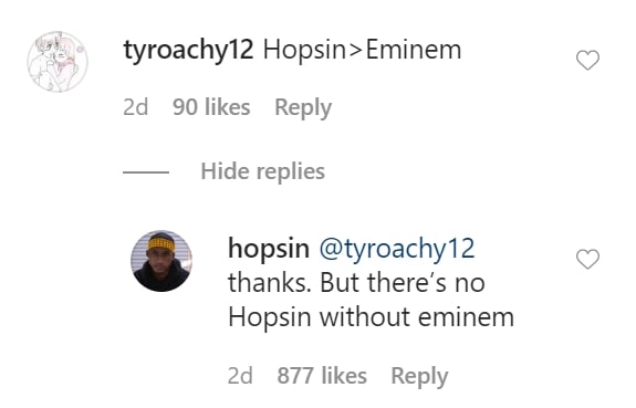 Hopsin Says There's No Hopsin without Eminem