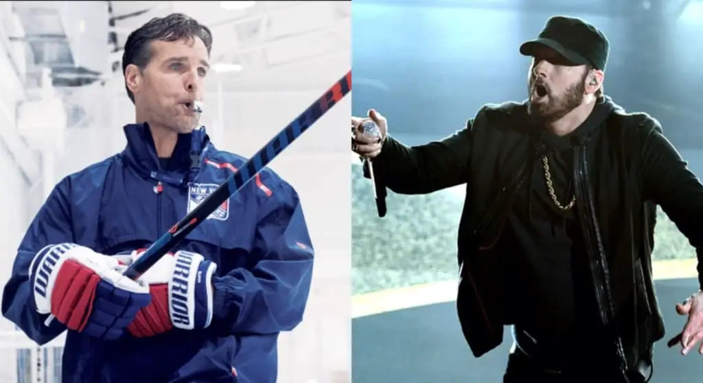 New York Rangers Coach David Quinn Says Playing Eminem Before Games Gets Him Fired Up