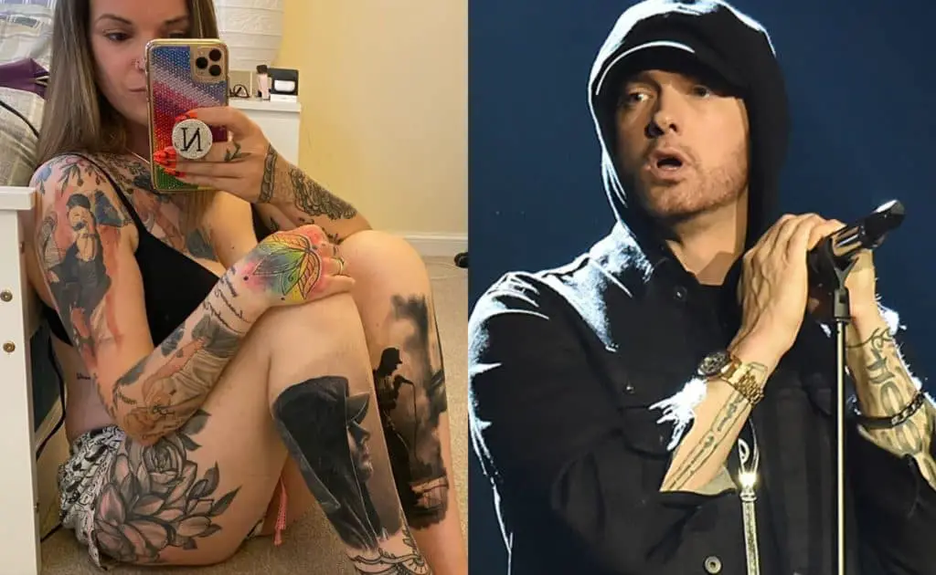 Eminem Superfan Sets Guinness World Record of Most Tattoos of The Detroit Rapper
