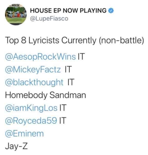 Lupe Fiasco Names Eminem, Royce Da 5'9 & More As Better Lyricists Than Him