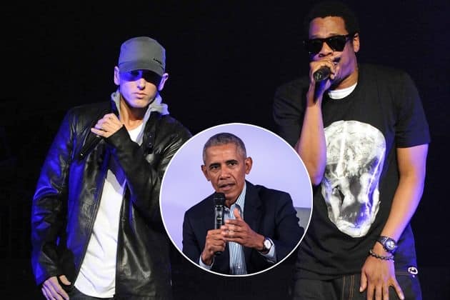 Barack Obama Writes How He Relates to Eminem & Jay-Z's Tracks in His New Book